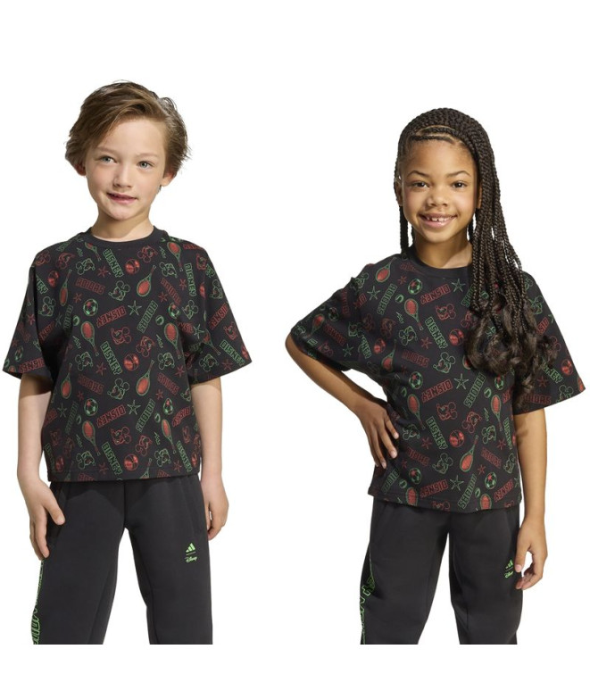 T-shirt adidas Lk Dy Mm Enfant Noir