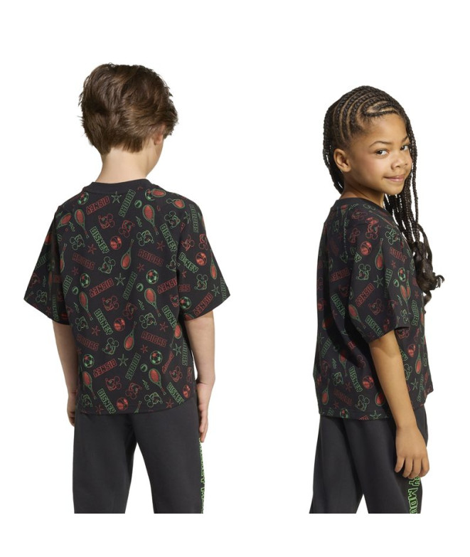 T-shirt adidas Lk Dy Mm Enfant Noir