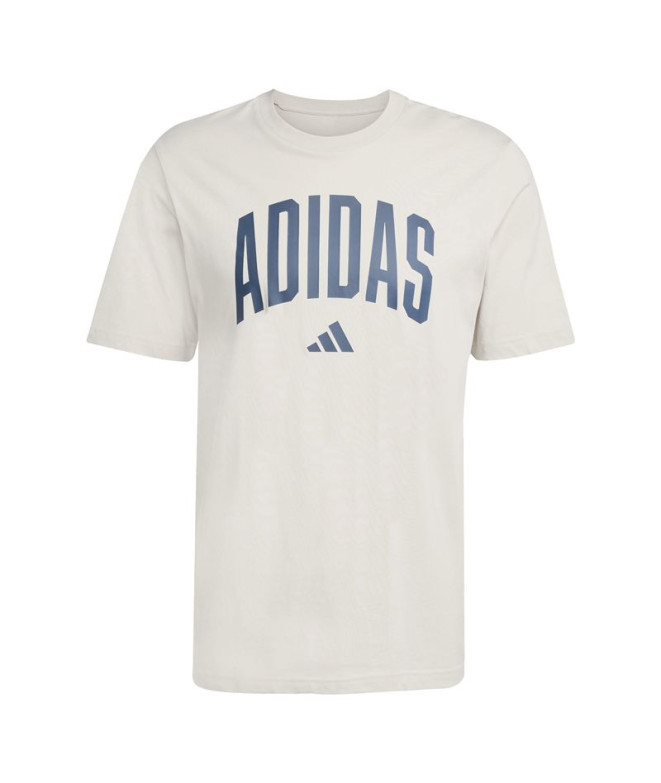 Camiseta adidas Collegiate Hombre Gris
