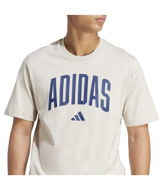 Camiseta adidas Collegiate Homem Cinza