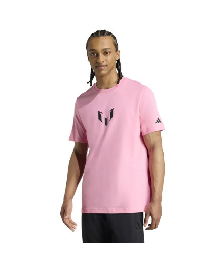 T-shirt de Football adidas Messi N&N Homme Rose 2