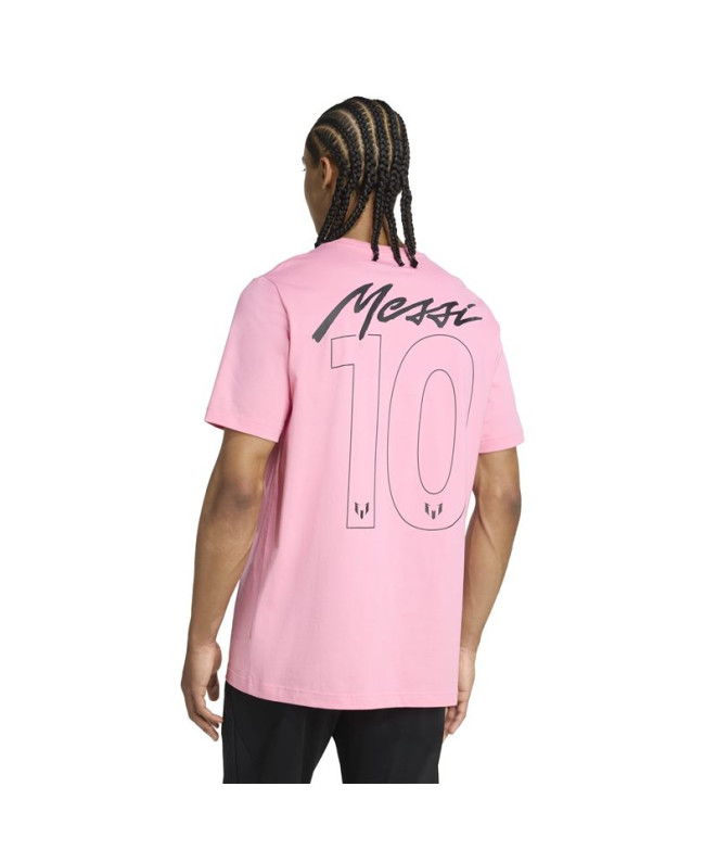 Camiseta de Futebol adidas Messi N&N Homem Rosa