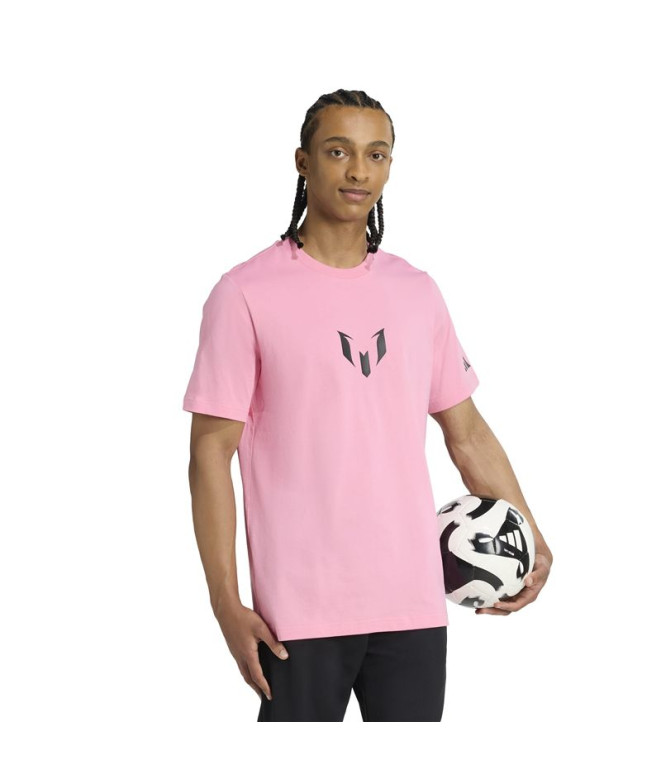 T-shirt de Football adidas Messi N&N Homme Rose