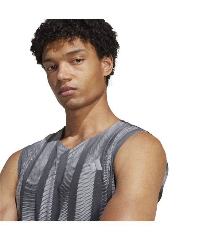 T-shirt de Running adidas Adizero P Sgl Homme Gris