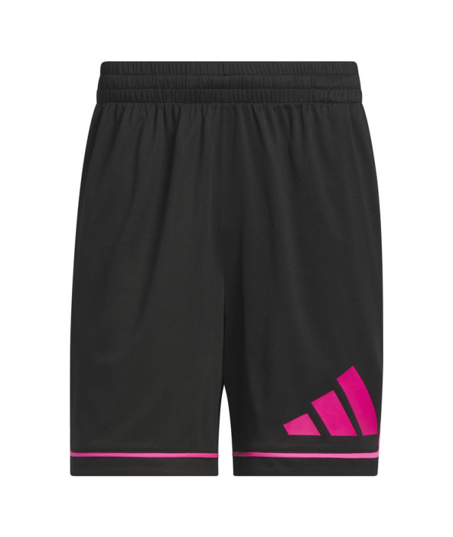 Pantalon de Basket-ball adidas Bos Short Homme Noir / Rossho