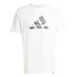 Camiseta adidas Camo Logo Homem Branco