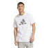 Camiseta adidas Camo Logo Homem Branco