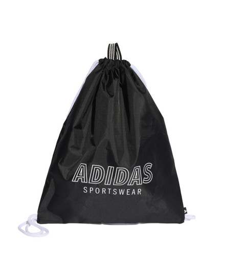 Bolsa adidas Club Tiro Gymsack Preto/Branco