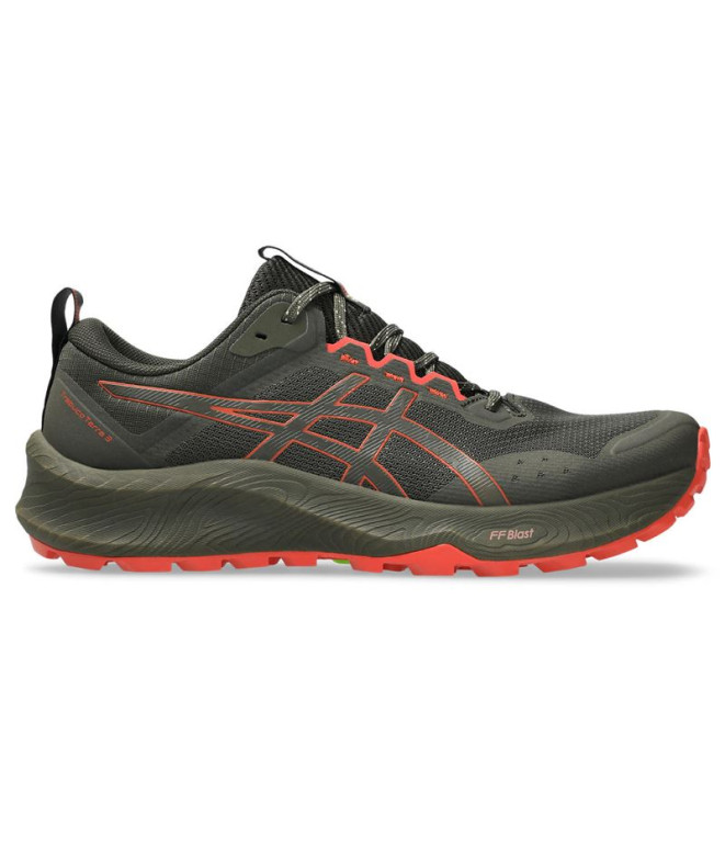 Sapatilhas de Trail ASICS Trabuco Terra 3 Homem Marrom/Vermelho
