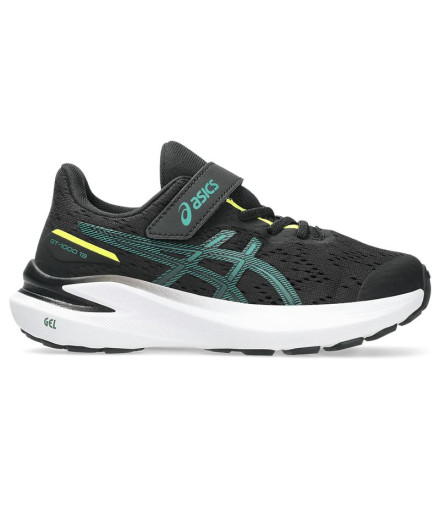 Chaussures de Running ASICS Gt-1000 13 Ps Enfant Noir/Vert