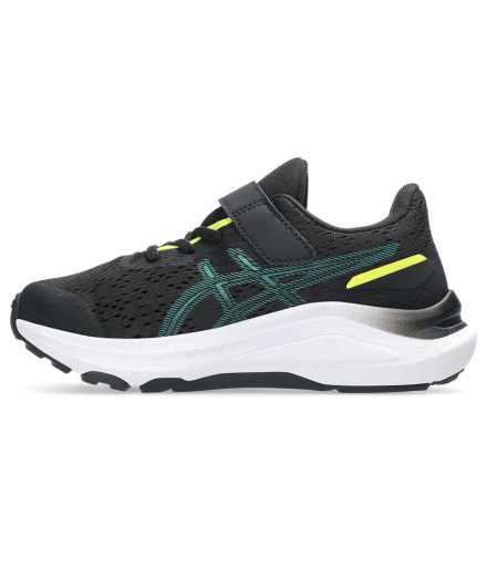Chaussures de Running ASICS Gt-1000 13 Ps Enfant Noir/Vert 2