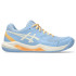 Chaussures de Pádel ASICS Gel-Dedicate 8 Padel Femme Bleu/Beige