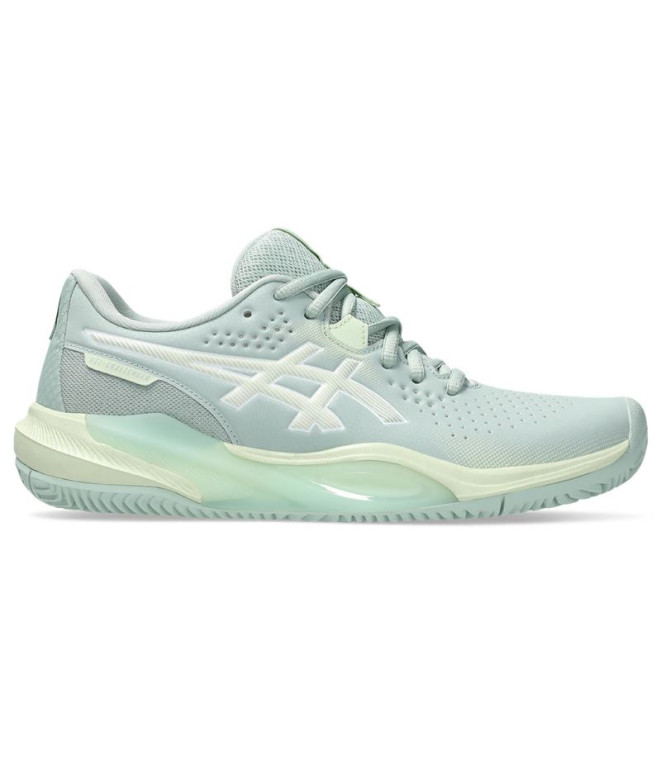 Sapatilhas de Tênis ASICS Gel-Challenger 15 Clay Mulher Cinza/Verde