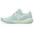 Chaussures de Tennis ASICS Gel-Challenger 15 Clay Femme Gris/Vert