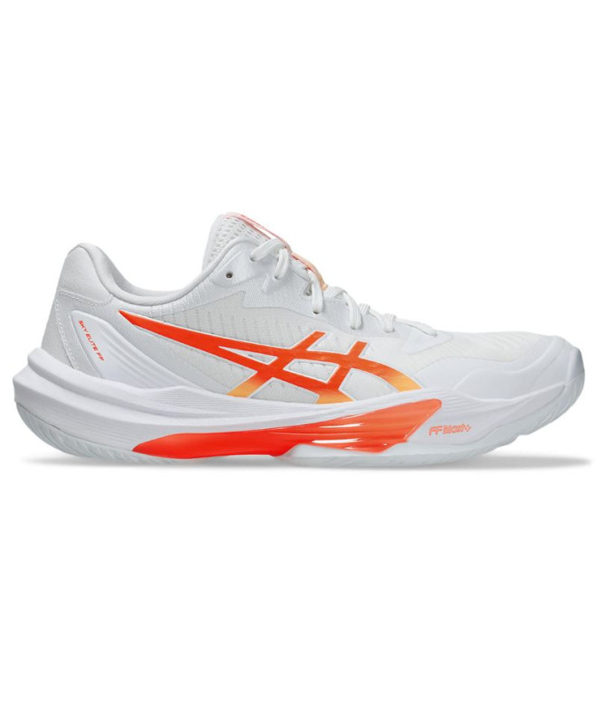Chaussures de Volley-ball ASICS Sky Elite Ff 3 Femme Blanc/Corail
