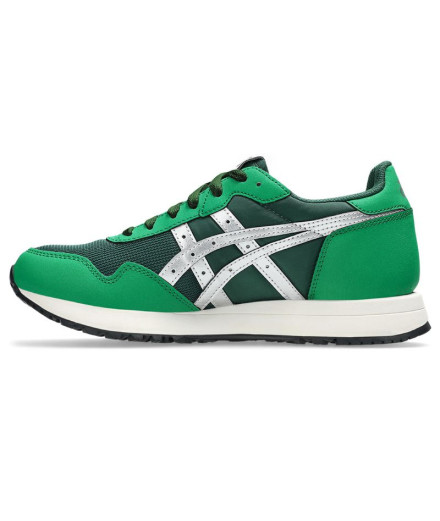 Chaussures ASICS Tiger Runner II Femme Vert/Argent 2