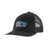 Casquette Patagonia P-6 Logo Lopro Trucker Noir