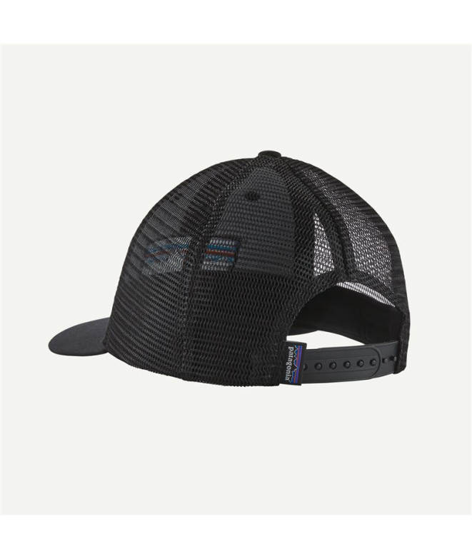 Gorra Patagonia P-6 Logo Lopro Trucker Negro