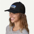 Casquette Patagonia P-6 Logo Lopro Trucker Noir