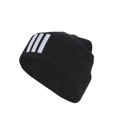 Boné adidas 3S Beanie Preto/Branco