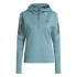 Moletom de Running adidas On The Run Winterized Mulher Pré-amado Teal
