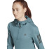 Moletom de Running adidas On The Run Winterized Mulher Pré-amado Teal