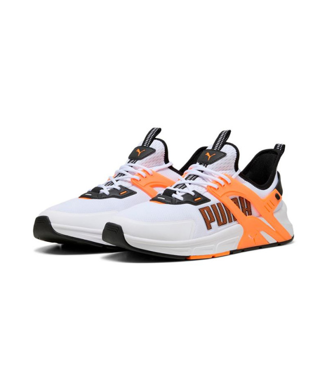 Chaussures Puma Pacer +, Blanc Orange Glo B, Homme
