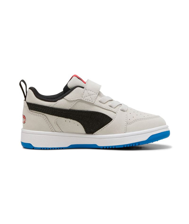 Sapatilhas Puma Rebound V6 Lo M, Cinza Glacial, Menino