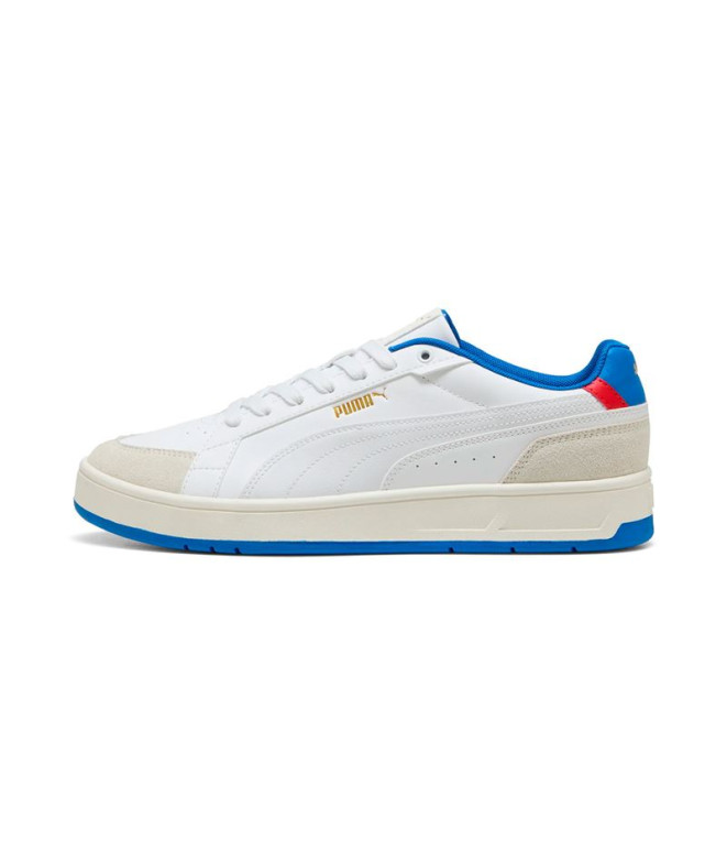 Chaussures Puma Court Classico Sport, Warm Whi...