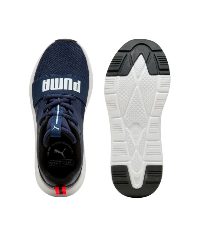Zapatillas Puma Softride Wired 2 , Navy B, Niño