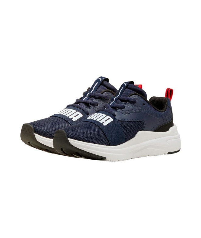 Zapatillas Puma Softride Wired 2 , Navy B, Niño