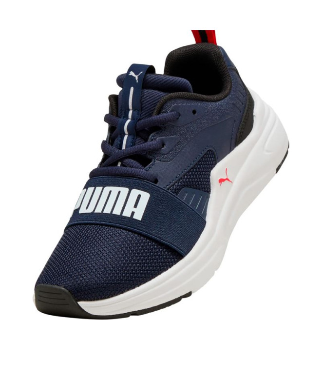 Zapatillas Puma Softride Wired 2 , Navy B, Niño