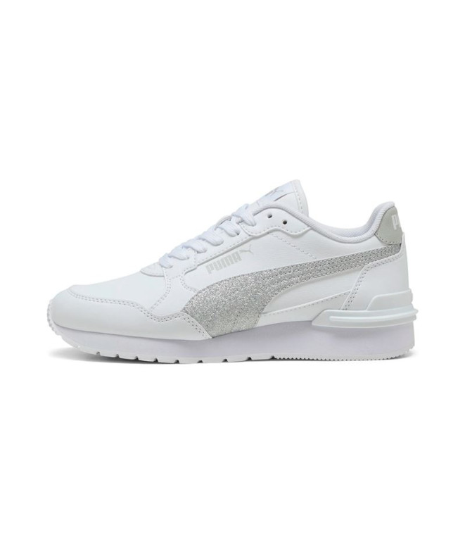 Zapatillas Puma St Runner V4 Sl Glit, Whi Niña