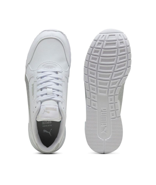 Zapatillas Puma St Runner V4 Sl Glit, Whi Niña