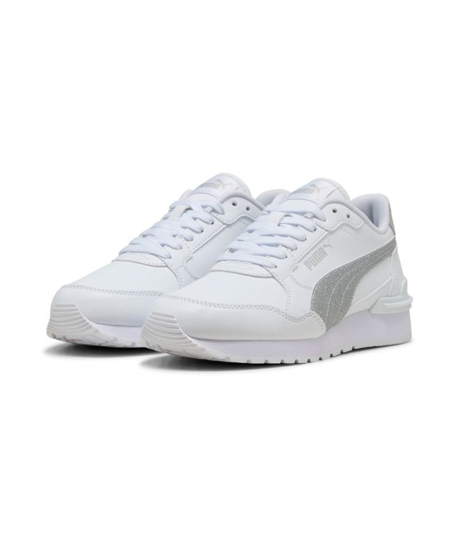 Zapatillas Puma St Runner V4 Sl Glit, Whi Niña