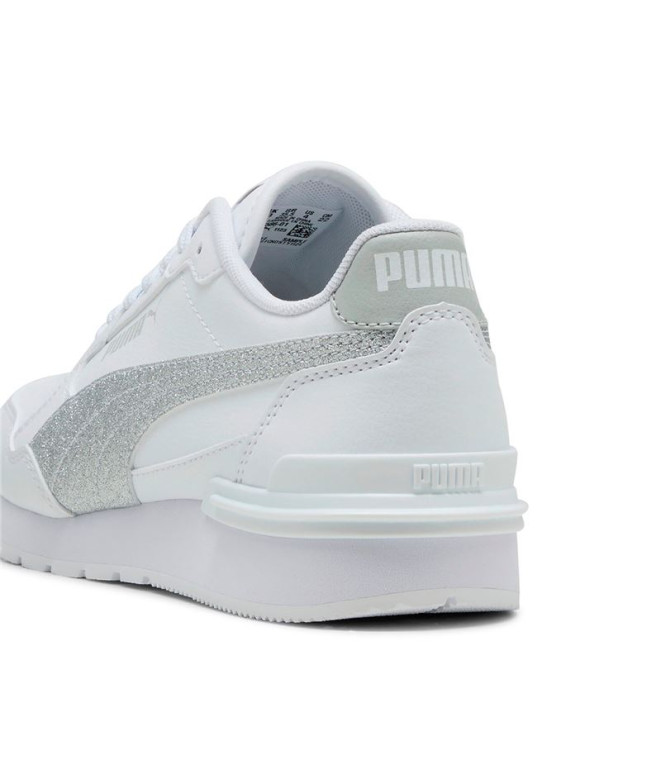 Zapatillas Puma St Runner V4 Sl Glit, Whi Niña