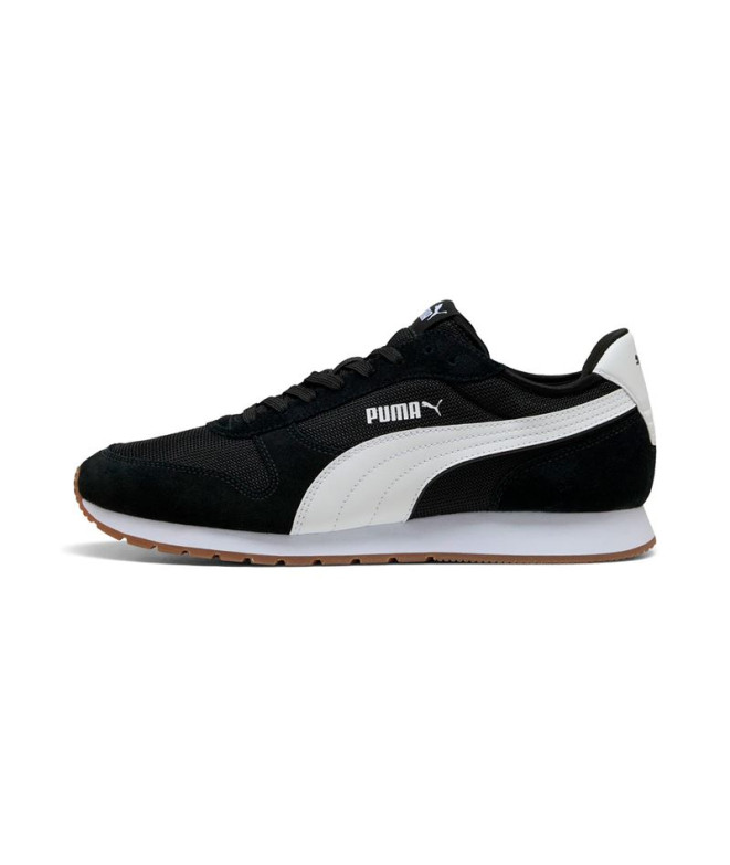 Chaussures Puma St Miler, Noir Blanc Gomme, Homme