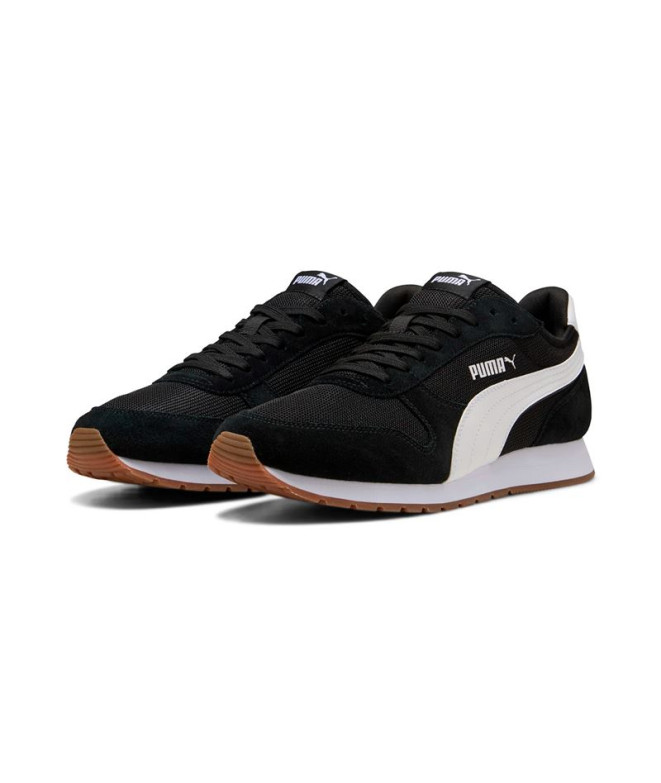 Chaussures Puma St Miler, Noir Blanc Gomme, Homme