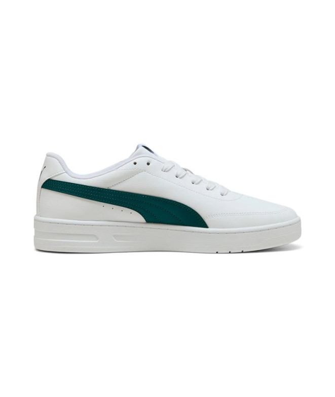 Zapatillas Puma Court Classic Clean, White Varsi, Hombre