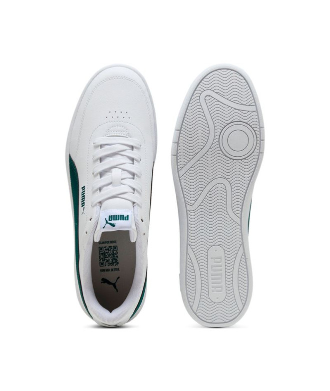 Chaussures Puma Court Classic Clean, Blanc...