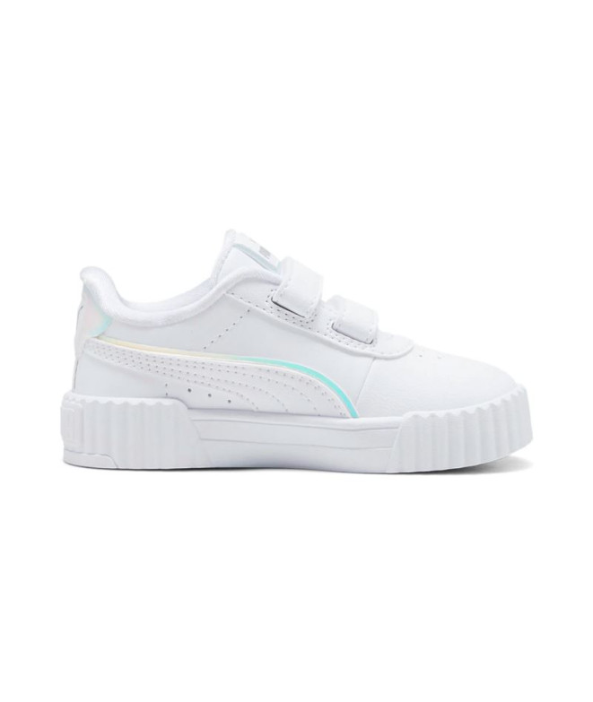 Sapatilhas Puma Carina 3.0 Holo 2.0, Branco Menina