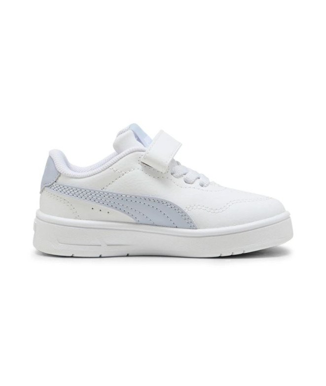 Sapatilhas Puma Court Lally Ac+ Inf, Branco Cool, Menina