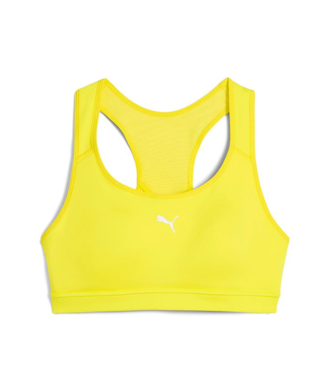 Sujetador deportivo de Running Puma 4Keeps Run Bra,Lemon Sherbert, Mujer