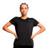 T-shirt de Fitness Puma W Tad Essentialsential Vnec, Noir, Femme