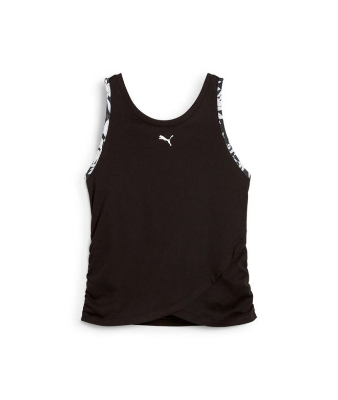 T-shirt de Fitness Puma Tropical Aop Tank , Noir, Femme