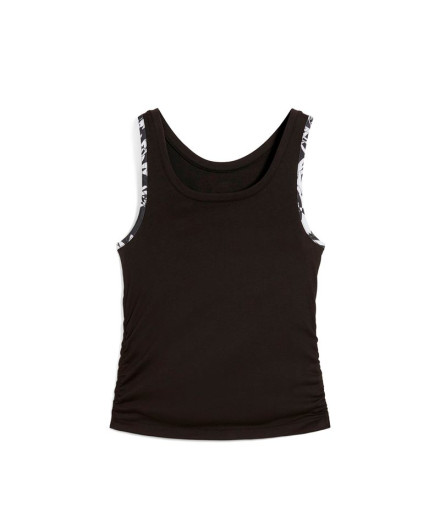 Camiseta de Fitness Puma Tropical Aop Tank, Preto, Mulher 2