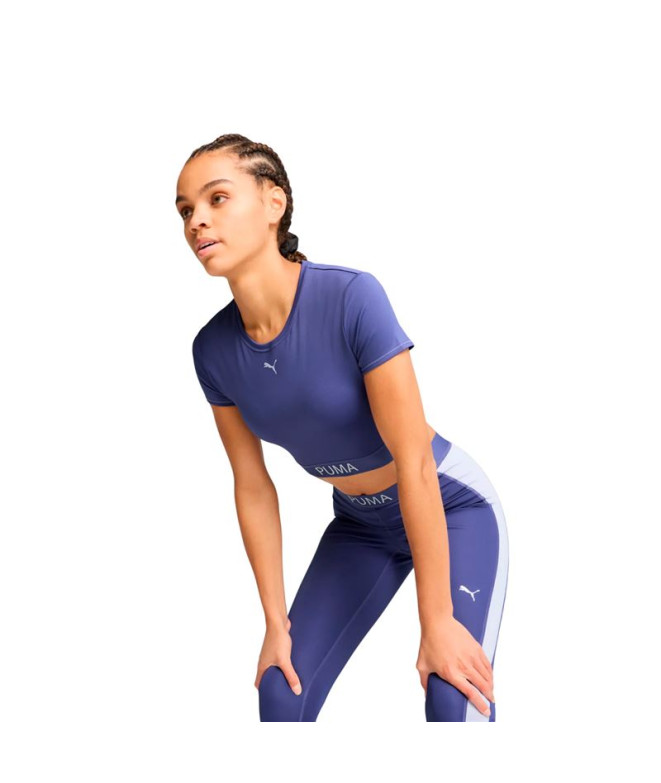 Camiseta De Fitness Puma W Strong, Blue...