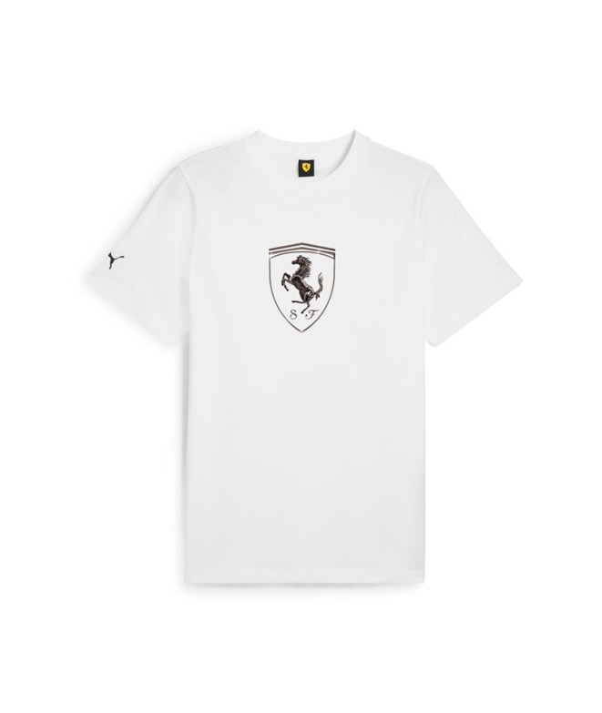 Camiseta Puma Ferrari Race Tonal B, Whi Hombre