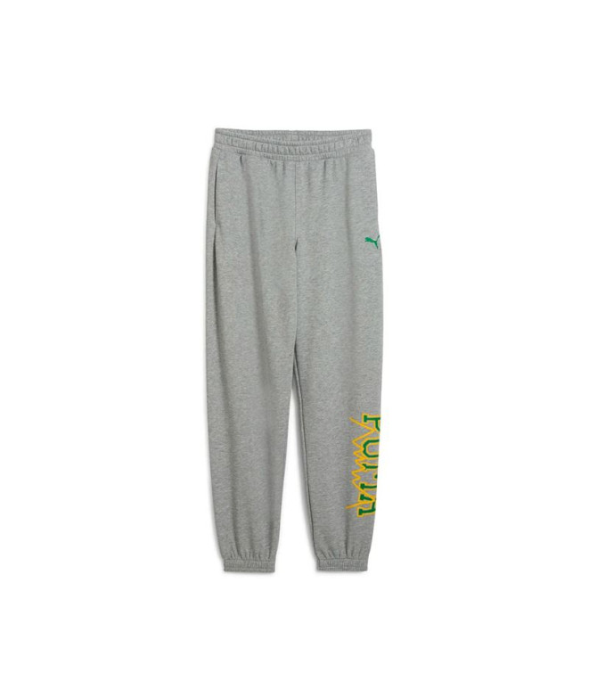 Calça Puma Rival Rage Pants Tr, Cinza Médio H Infantil