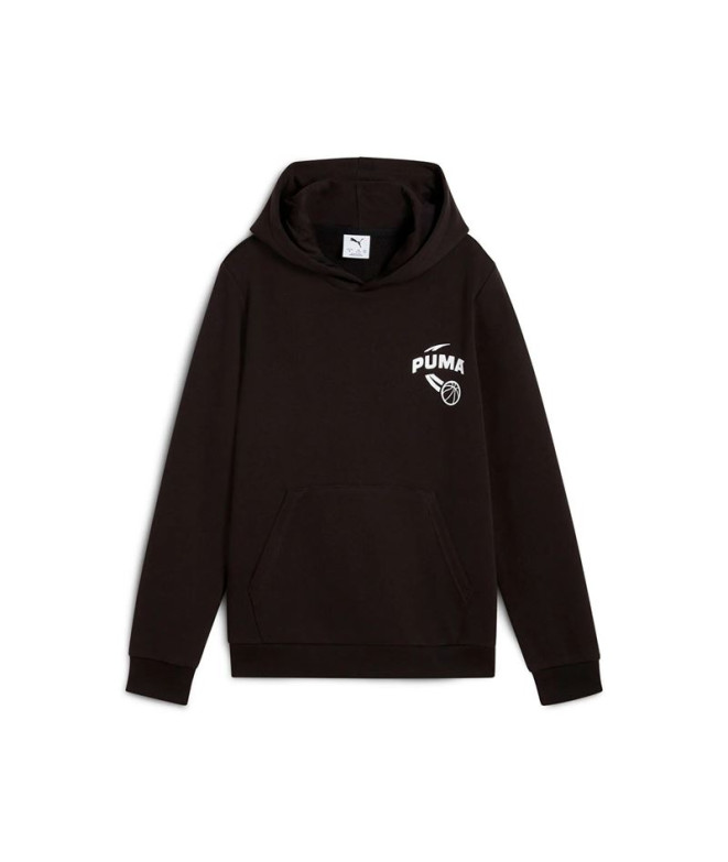 Sudadera Puma Basketball Posterize Infantil Negro